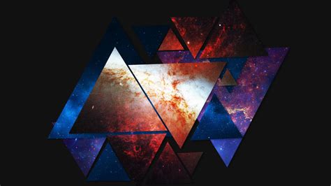 Triangle Galaxy Wallpaper