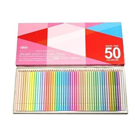 Holbein Artists Pastel Tone Colored Pencils 50 Colors Op936 From Japan