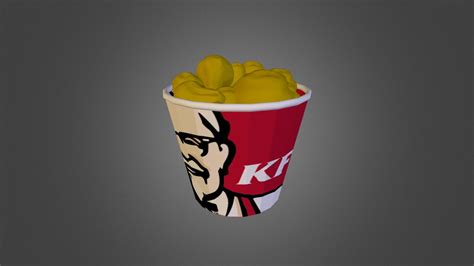 Cubeta KFC D Model By FiruLAD B A Sketchfab
