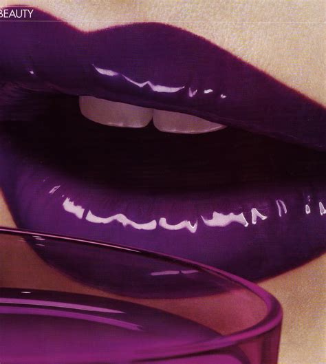 purple lips header