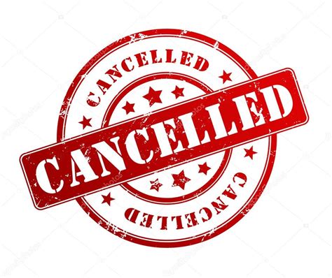 Cancelled Rubber Stamp Illustration — Stock Photo © Mstanley 125234364