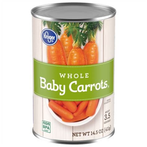 Kroger Canned Whole Baby Carrots 145 Oz Kroger