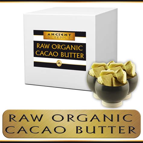 Cacao Butter Raw Ancient Science Healthy Foods