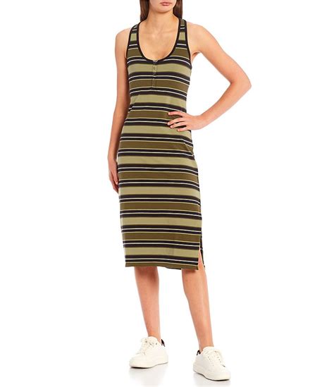 Hurley Alexa Stripe Midi Dress Dillards