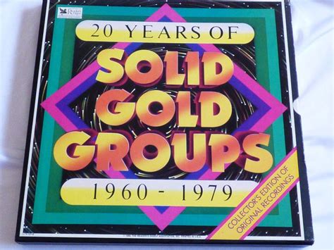 Readers Digest 20 Years Solid Gold Groups 1960 1979 7 Album Box Set