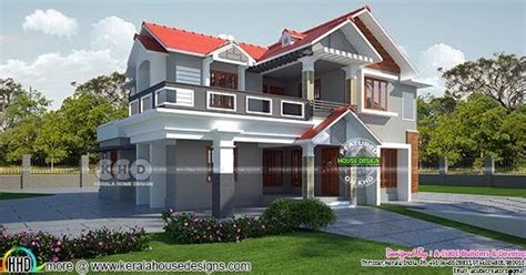 2369 Square Feet 4 Bedroom Attached Home Plan Kerala Home Design And