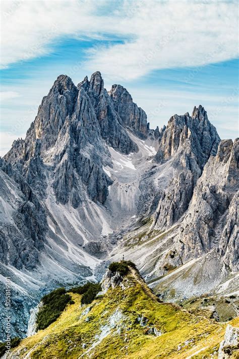 Dolomites Three Peaks Of Lavaredo Italian Dolomites With Famous Three