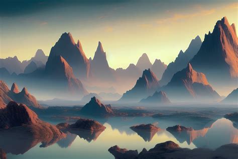 Artstation Incredible Mountain Landscape Desktop Wallpapers