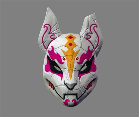 3d Printed Fortnite Drift Mask Special Kitsune Cosplay Stl File By