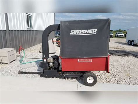 Swisher Model Lv5537 Lawn Vacuum Pull Type Adam Marshall Land