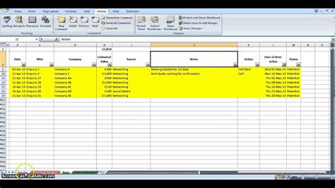 You can try free excel tracker templates. ACE Lead Tracker - YouTube