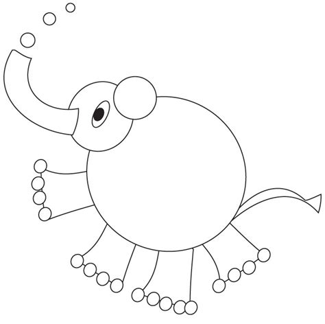 coloring page of elmer the elephant food ideas