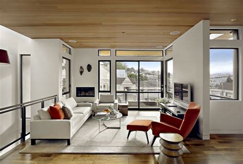 Warm Modern Vertical Home In San Francisco Architecture