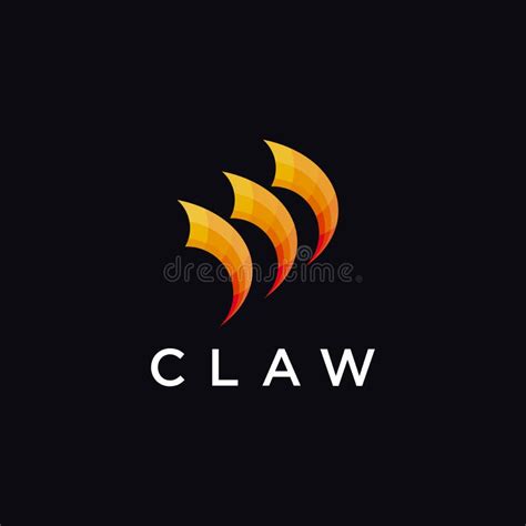 Colorful Claw Logo Icon Vector Stock Vector Illustration Of Monster