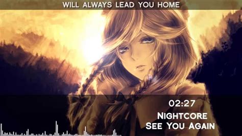 Nightcore See You Again Female Cover Lyrics Youtube