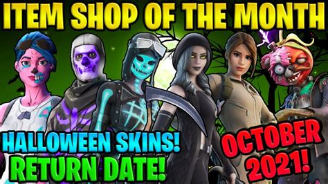 All The Halloween Skins That We Will Be Getting On October 2021 Item
