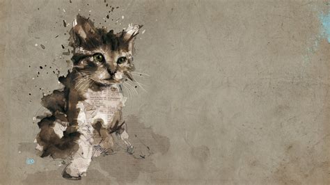 20 Cat Drawing Hd Aleya Wallpaper