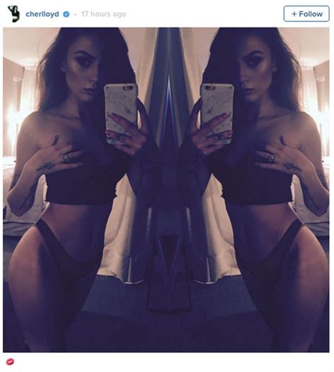 X Factor Beauty Cher Lloyd Displays Washboard Abs As She Strips Down To