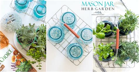 Indoor Mason Jar Herb Garden For The Kitchen On Sutton Place