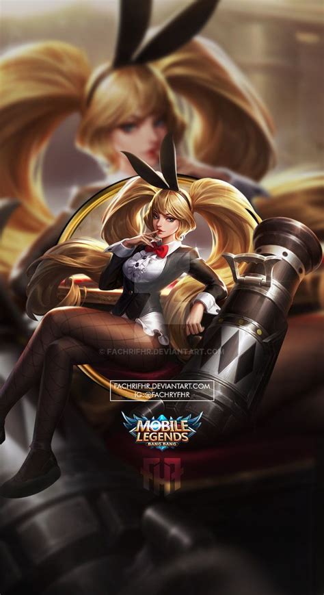 Wallpaper Phone Layla Bunny Babe By Fachrifhr Mobile Legends Alucard
