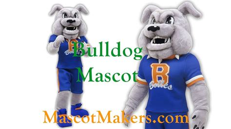 Bulldog Mascot Costume Youtube