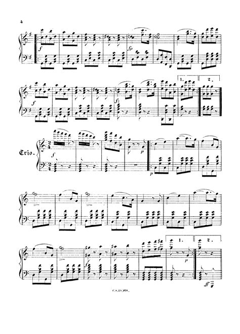 Strauss Iijohann Thunder And Lightning Polka Op324 Sheet Music For