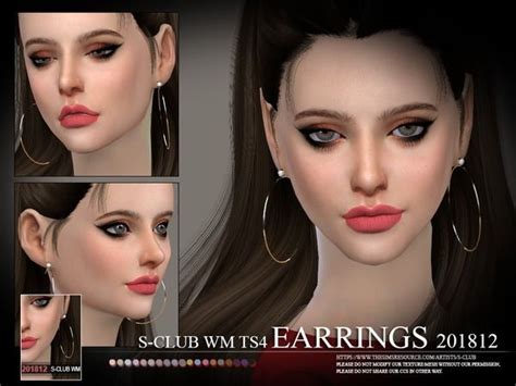 Nice Earrings By S Club A Featured Artist On Tsr Great Items Click
