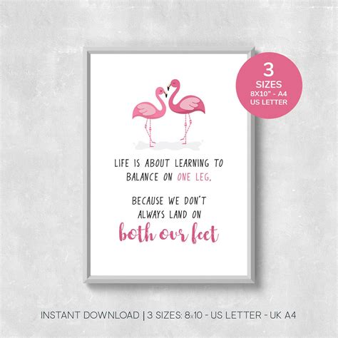 Последние твиты от flamingo quotes (@flamangoquotes). Flamingo Print Art, Printable Flamingo, Flamingo Wall Print, Flamingo Quote, Tropical Decor ...