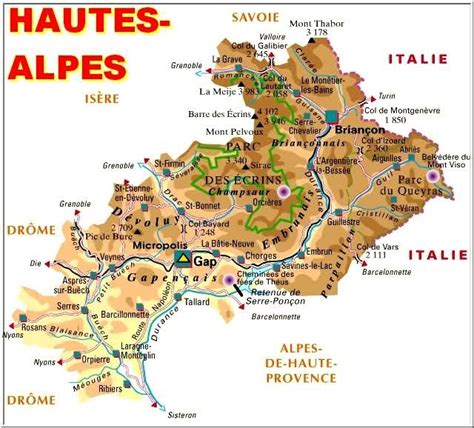 Alpes Du Sud Carte Archives Voyages Cartes