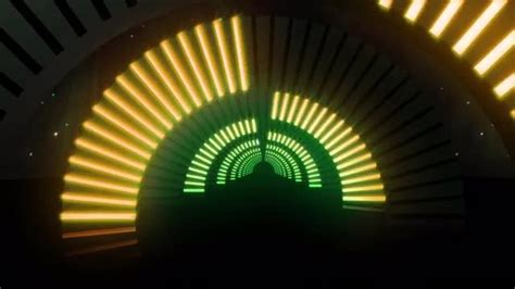 Glowing Arcs Stage Stock Motion Graphics Motion Array