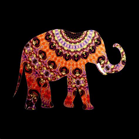 Cute Elephant African Tribal Watercolor Artwork Elephants Taza