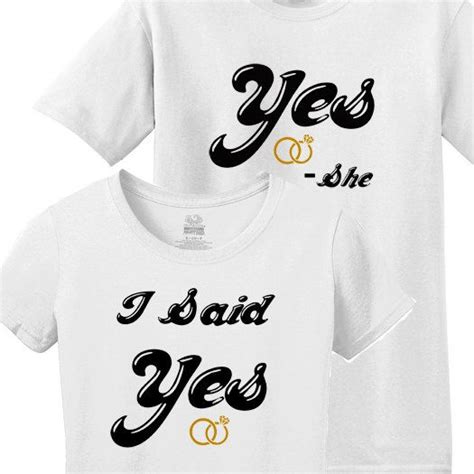 Bride And Groom Engagement T Shirt His And Hers Wedding Couple T