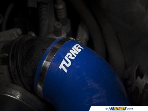 006655TMS02 Turner Motorsport N52 Silicone Intake Boot Blue E8x