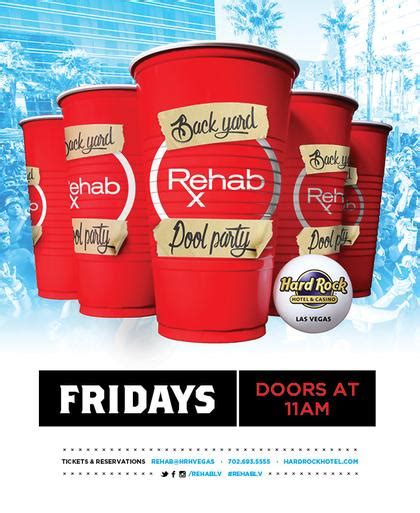 Rehab Fridays At Rehab Pool Party On Friday May 29 Galavantier