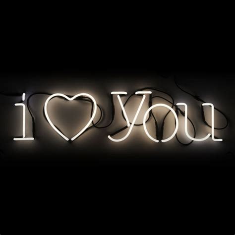 Seletti Neon Font I Love You Lamp Iwoot