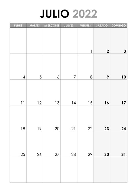 Calendario Julio 2022 Para Imprimir Icalendario Net Kulturaupice