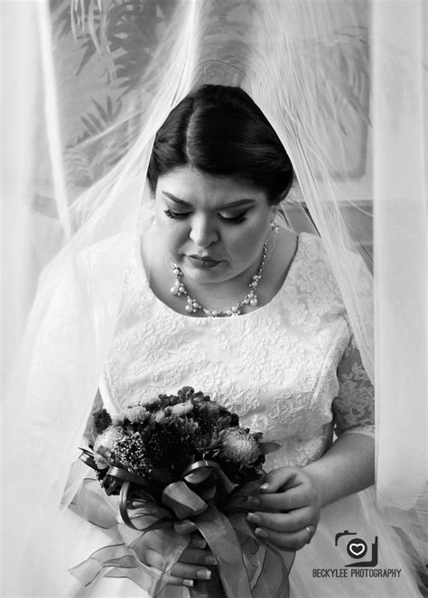 A Beautiful Bride Deep In Thought Moments Before She Says I Do