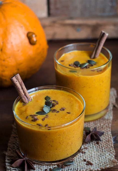 A Pumpkin Protein Smoothie Just In Time For Fall Hot Beauty Health