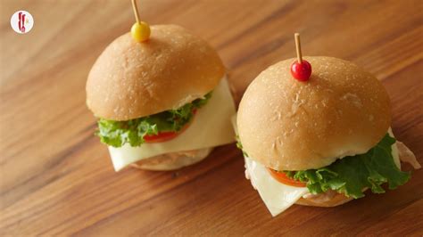Mini Chicken Burger Recipe By Food Fusion Kids The Busy Mom Blog