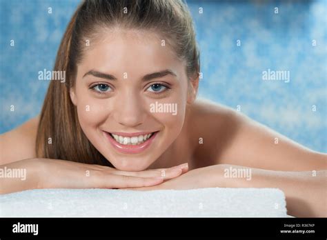 Woman Lying On Stomach In Hi Res Stock Photography And Images Alamy