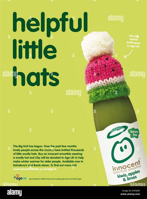 2010s UK Innocent Magazine Advert Stock Photo - Alamy