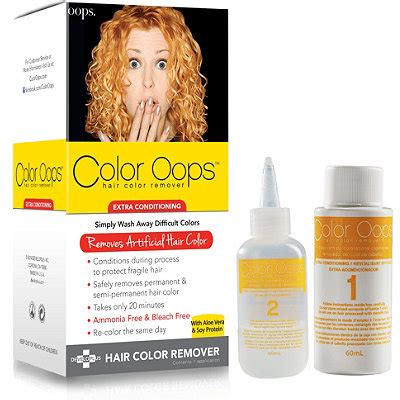 The color is dramatic, but the chemicals used to get the hair follicles so dark are saturated. Hair Color Remover | Ulta Beauty