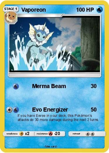 Pokémon Vaporeon 795 795 Merma Beam My Pokemon Card