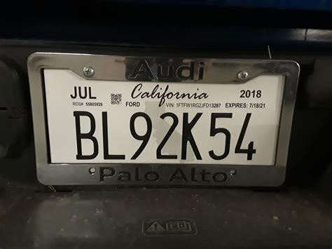 California Temporary Plate Rlicenseplates