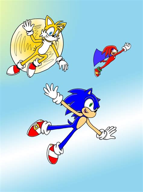 Team Sonic Flying By Lanimated On Deviantart