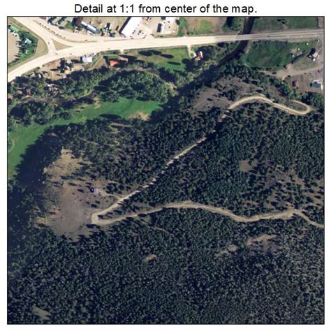 Aerial Photography Map Of South Fork Co Colorado