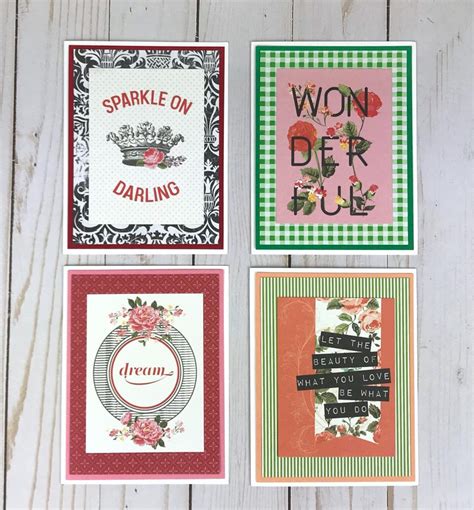 Card Making Kits Diy Greeting Card Kits Handmade Card Kits Etsy