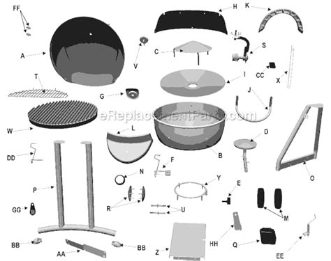 Char Broil 11601558 Parts List And Diagram