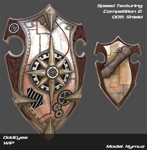 Steampunk Shield Steampunk Dieselpunk Character Design