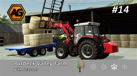 Baling And Carting Farming Simulator 19 Purbeck Valley Farm